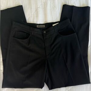 Alberto Ceramica TOM 3130 Black Stretch Dress Pants 39x36 Tech Fabric EU 110